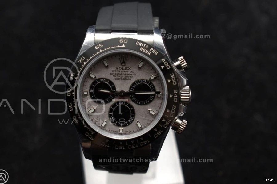 1:1 Edition V3 SH4130 Best Thermal QF on Oysterflex 116519 Daytona (Gain Strap 767 Weight) Meteorite Dial 0816